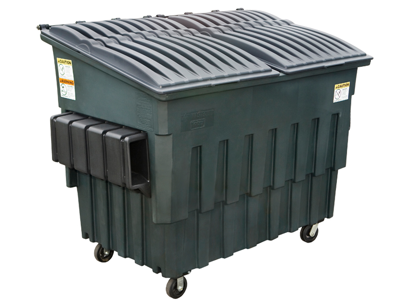 Plastic Front End Load Dumpsters FELs