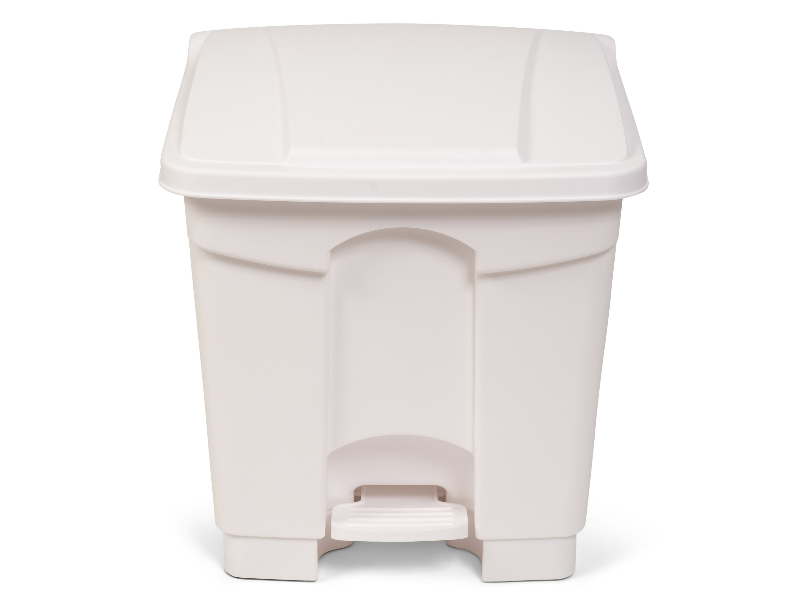 Totor Fire Retardant Step-On Trash Can — 23-Gallon Capacity, White, Model#  SOF23