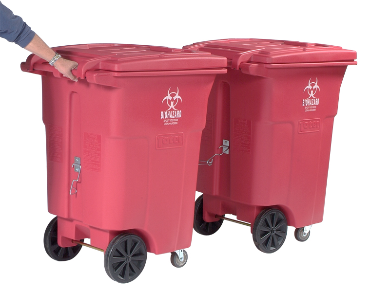Medical Cart Waste Container, Medical Trash Bin