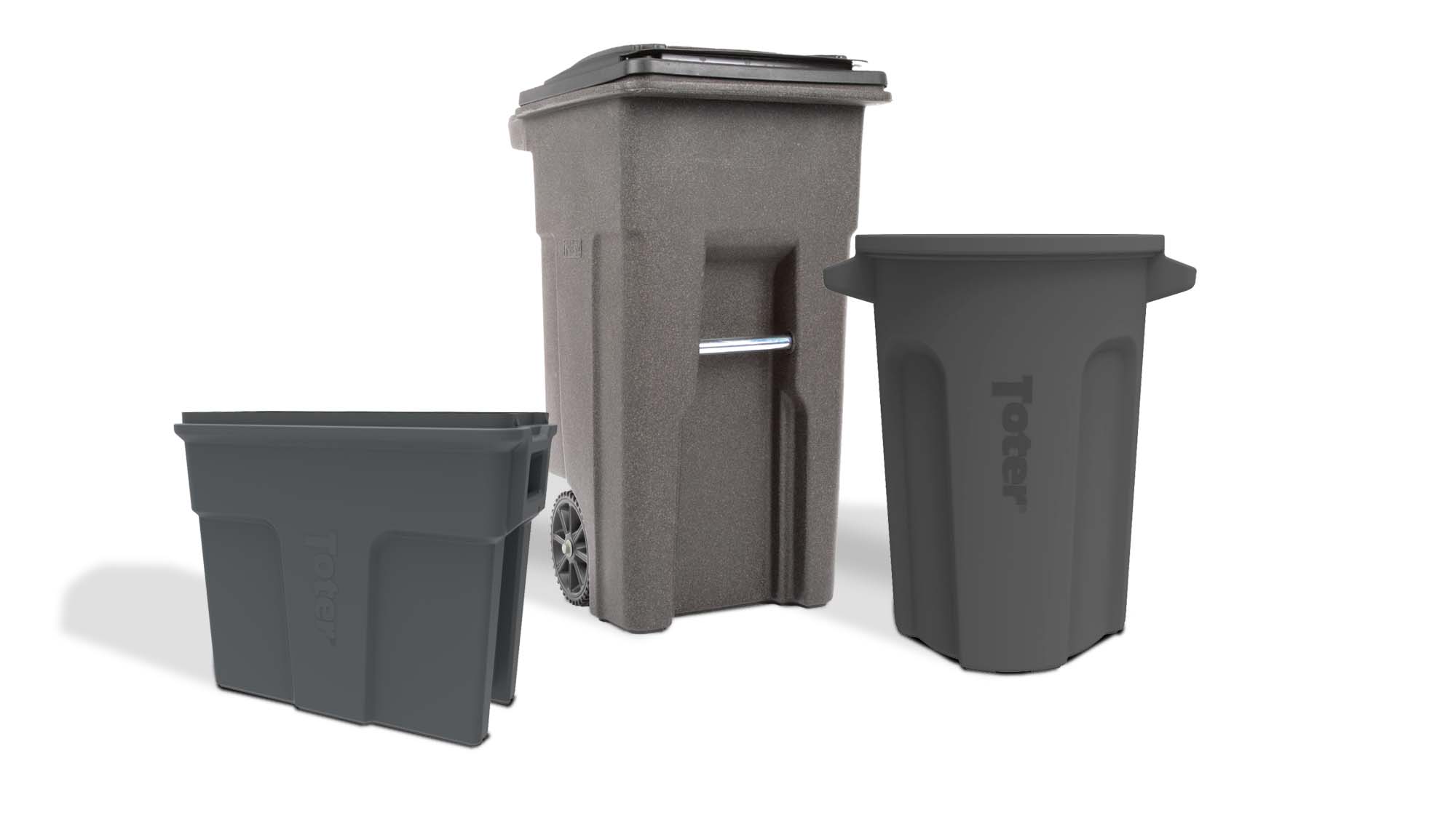 Roughneck™ Non-Wheeled Slim Trash Can