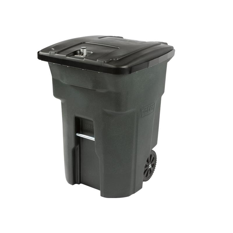 Toter 96 Gallon Blackstone Outdoor Trash Can/Garbage Can with