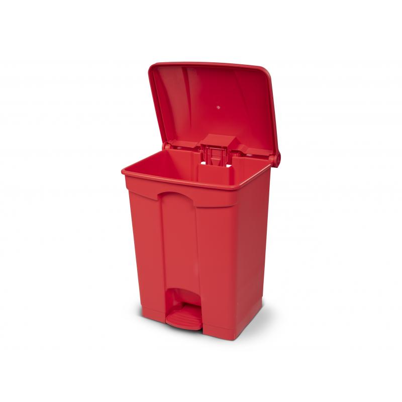 Toter Fire Resistant Plastic Step-on Containers