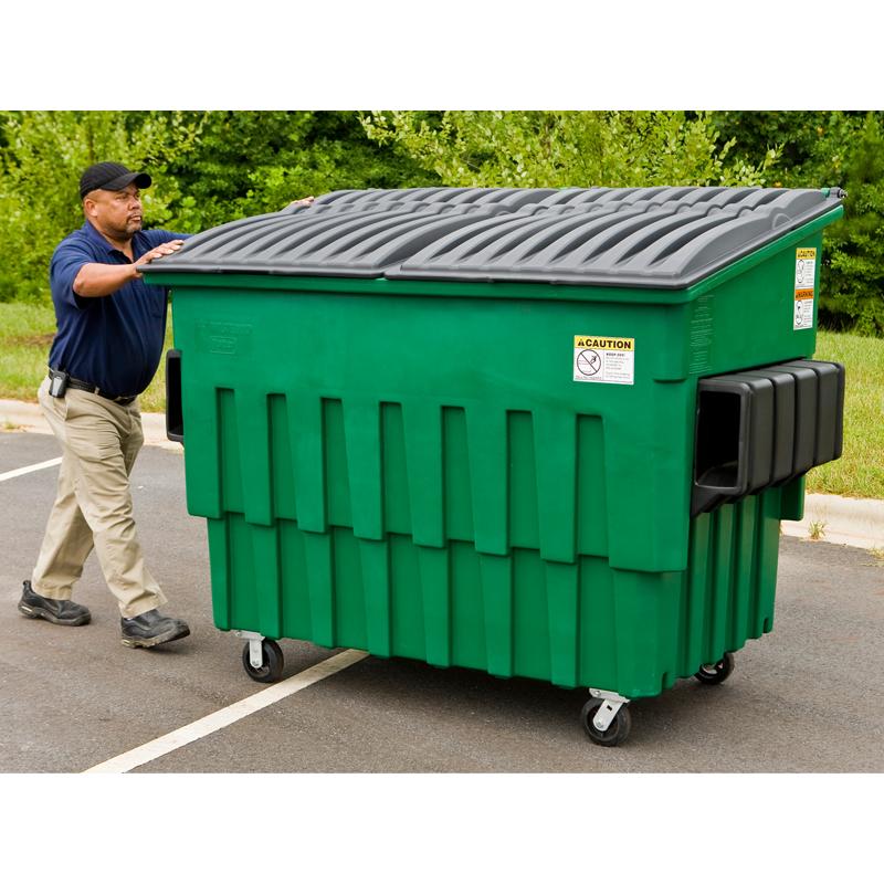 Plastic Front End Load Dumpsters FELs