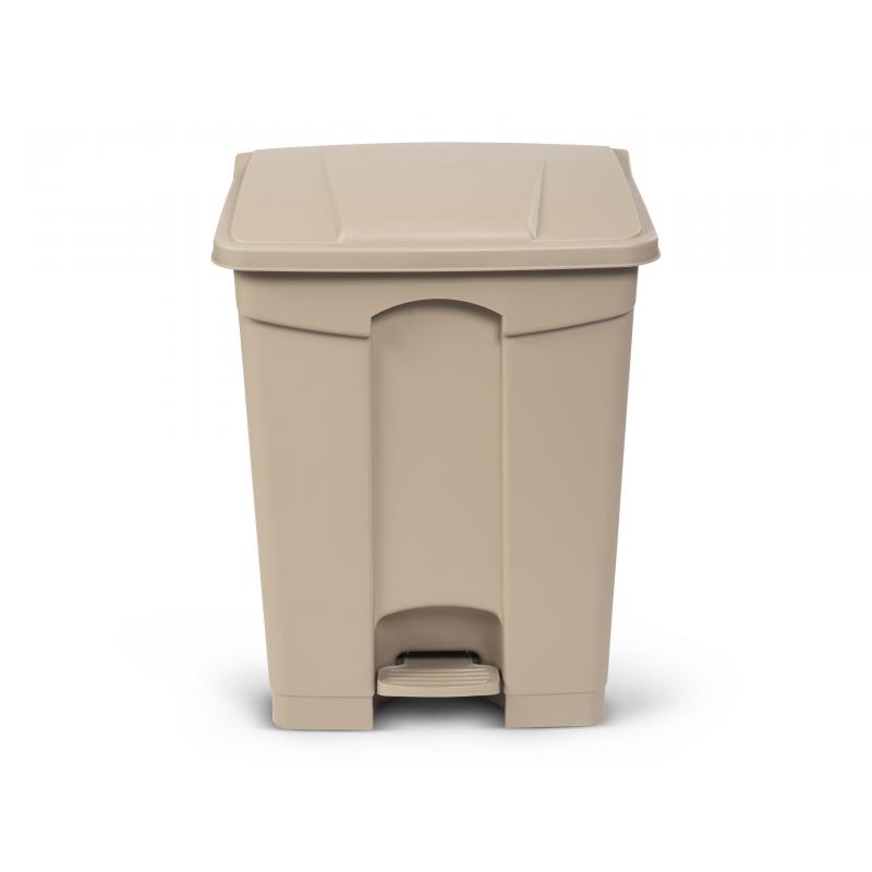 18 gallon plastic step on trash can