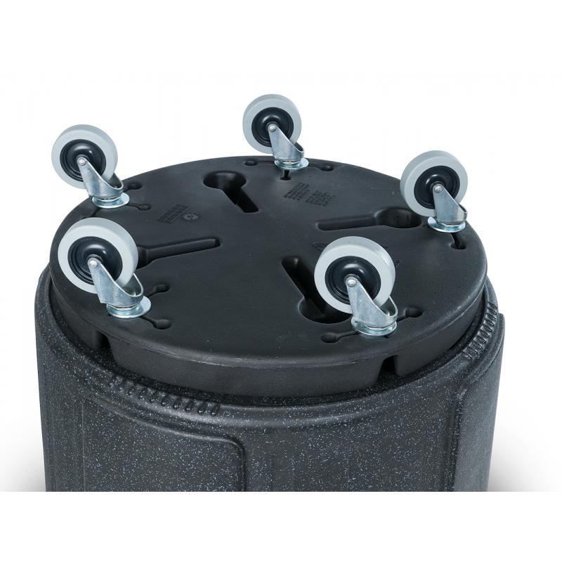 Round Trash Can Accessories Wheels