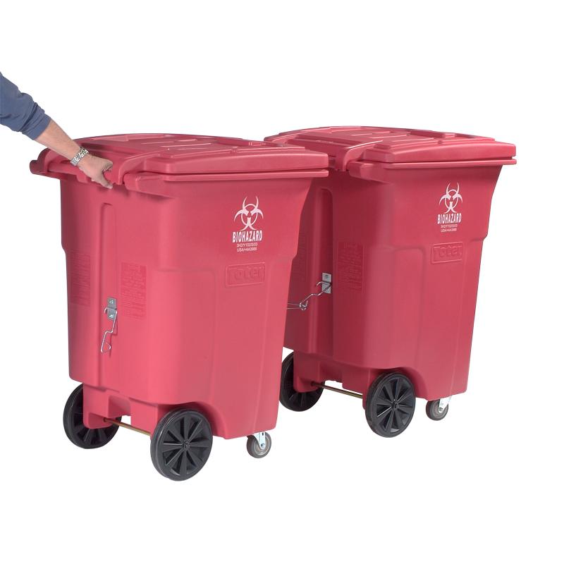 Toter 96 Gallon Document Trash Can, CDC96-00GST - CME Corp